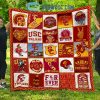 USC Trojans NCAA Collection Design Fleece Blanket Quilt2B1 8abhW