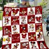 USC Trojans NCAA Mickey Disney Fleece Blanket Quilt2B1 Xtd3I