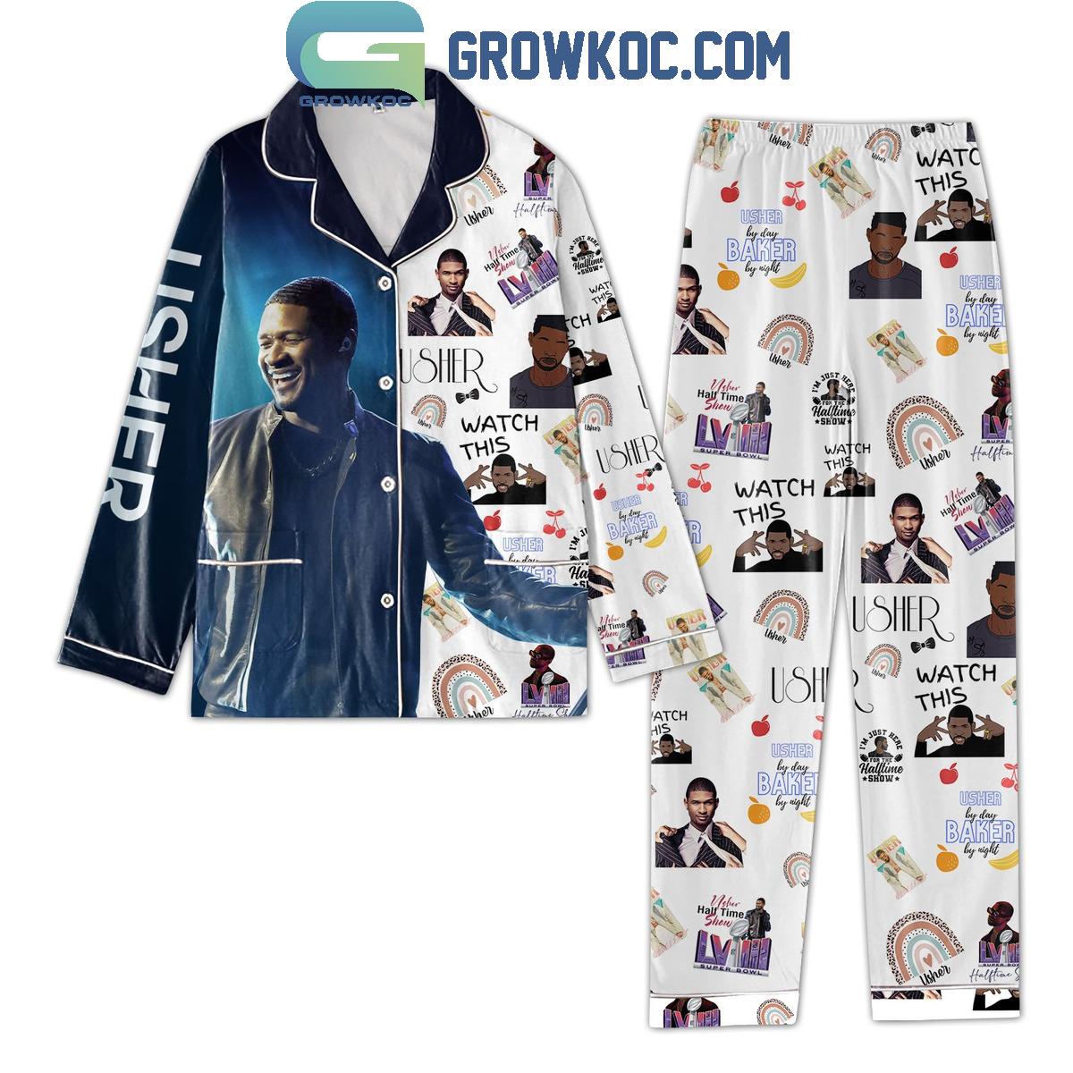 Usher Watch This Fan Polyester Pajamas Set 1 bkzD3