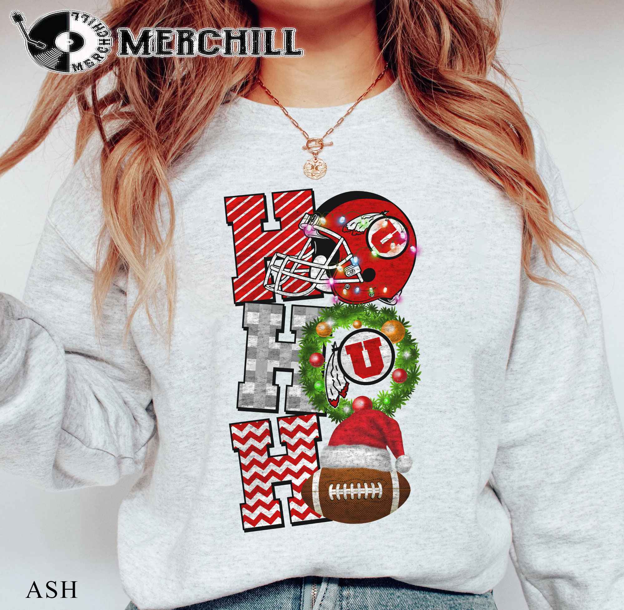 Utah Utes Football Christmas Sweatshirt Christmas Game Day Shirt