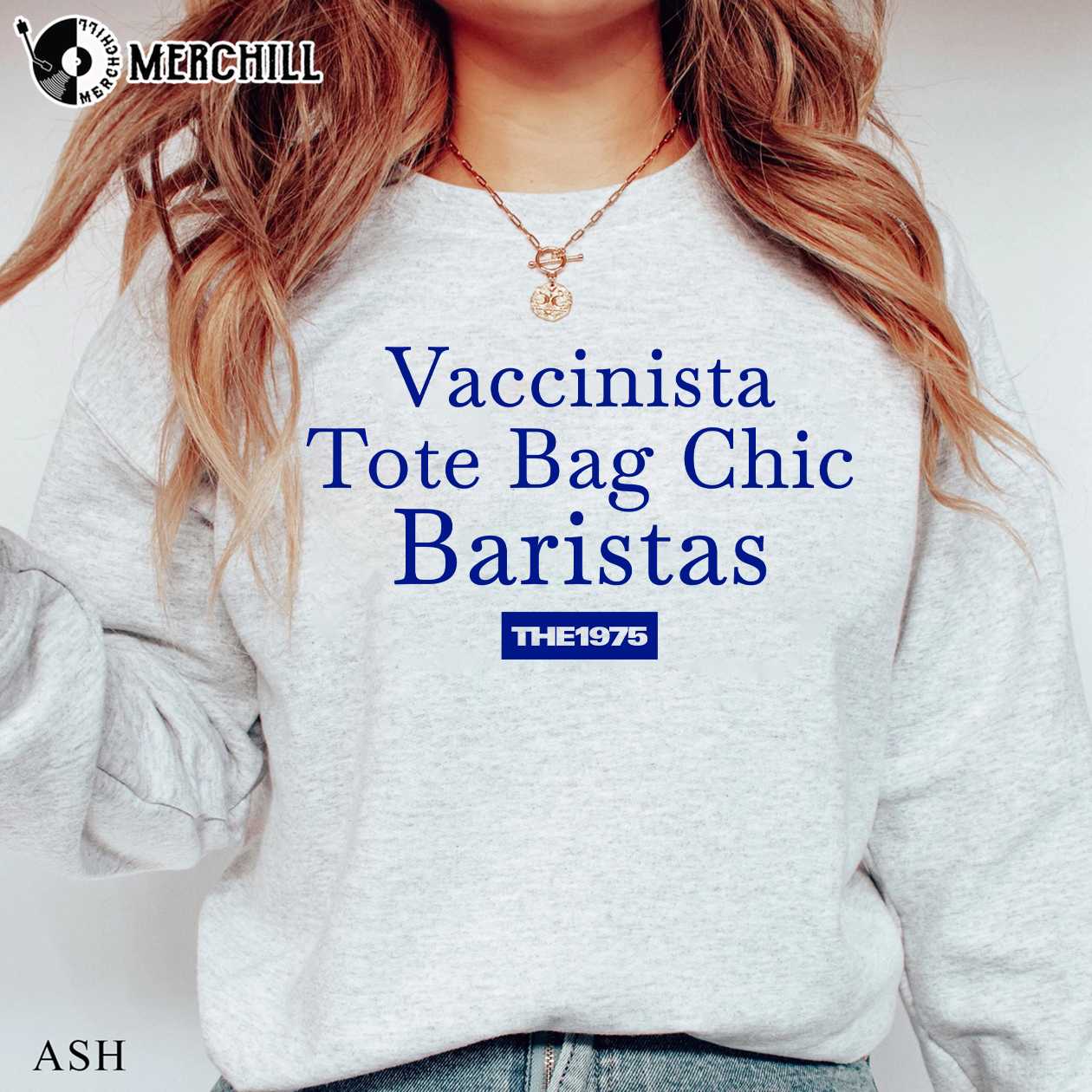 Vaccinista Tote Bag Chic Baristas The 1975 Sweatshirt The 1975 Gift Ideas