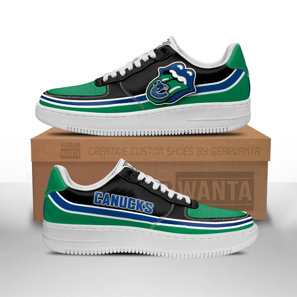 Vancouver Canucks Sneakers Custom Force Shoes Sexy Lips For Fans 1 GearWanta