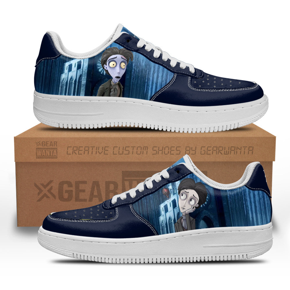 Victor Van Dort The Corpse Bride Custom Air Sneakers QD24 1 GearWanta