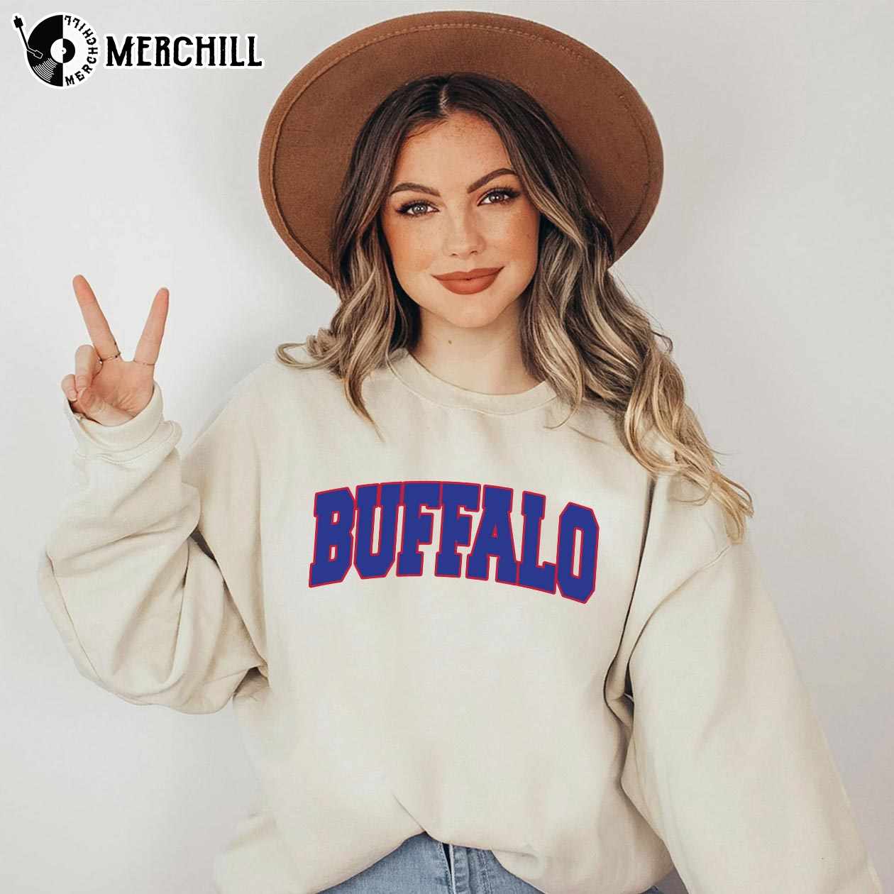 Vintage Buffalo Football Sweatshirt Fan Buffalo Bills Gift