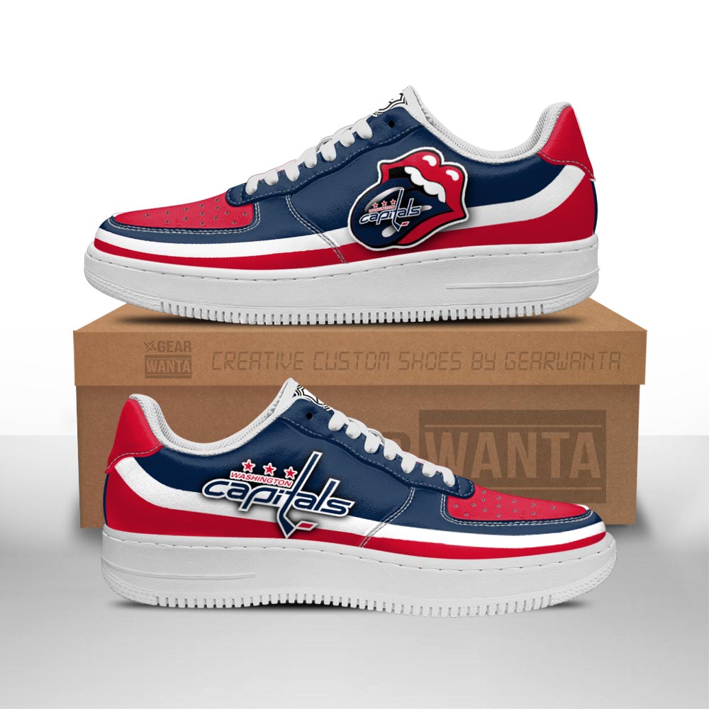 Washington Capitals Sneakers Custom Force Shoes Sexy Lips For Fans 1 GearWanta