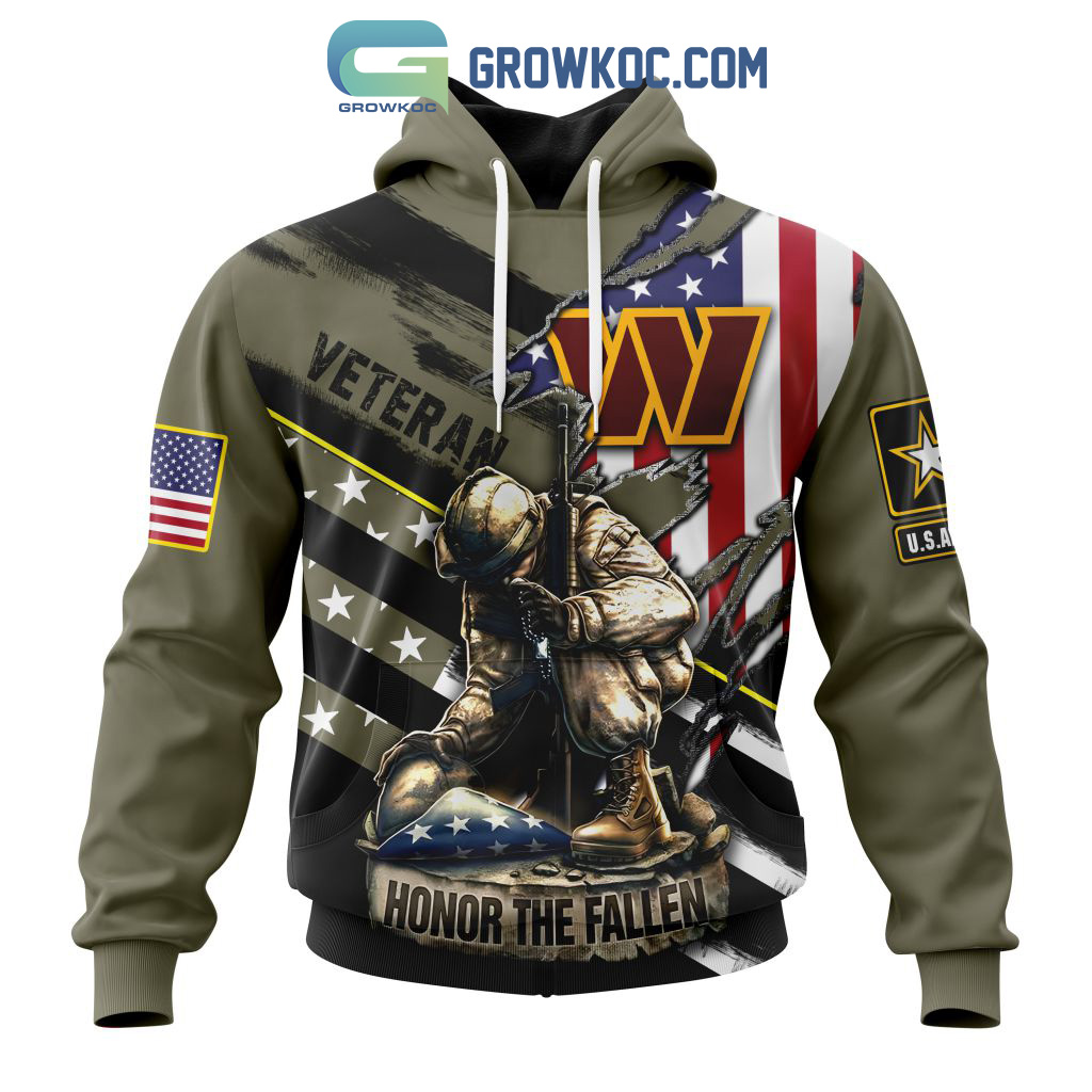 Washington Commanders NFL Veterans Honor The Fallen Personalized Hoodie T Shirt2B1 SHswc