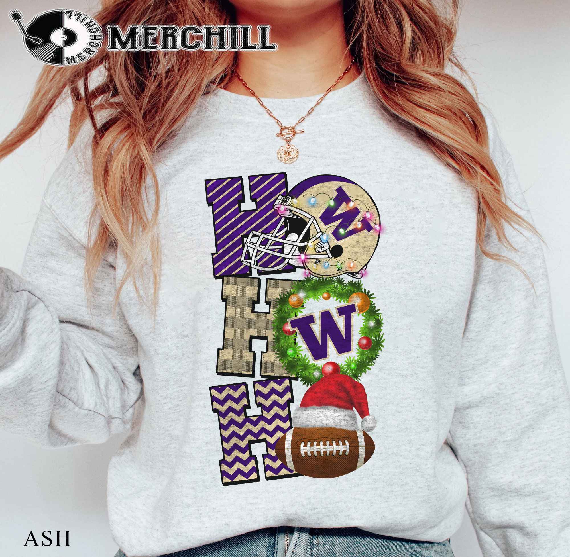 Washington Huskies Football Christmas Sweatshirt Christmas Game Day Shirt