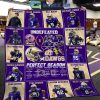 Washington Huskies Perfect Season 2023 Fleece Blanket Quilt2B1 Rfpaa