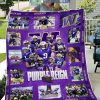 Washington Huskies Purple Reign Fleece Blanket Quilt2B1 w7OzN