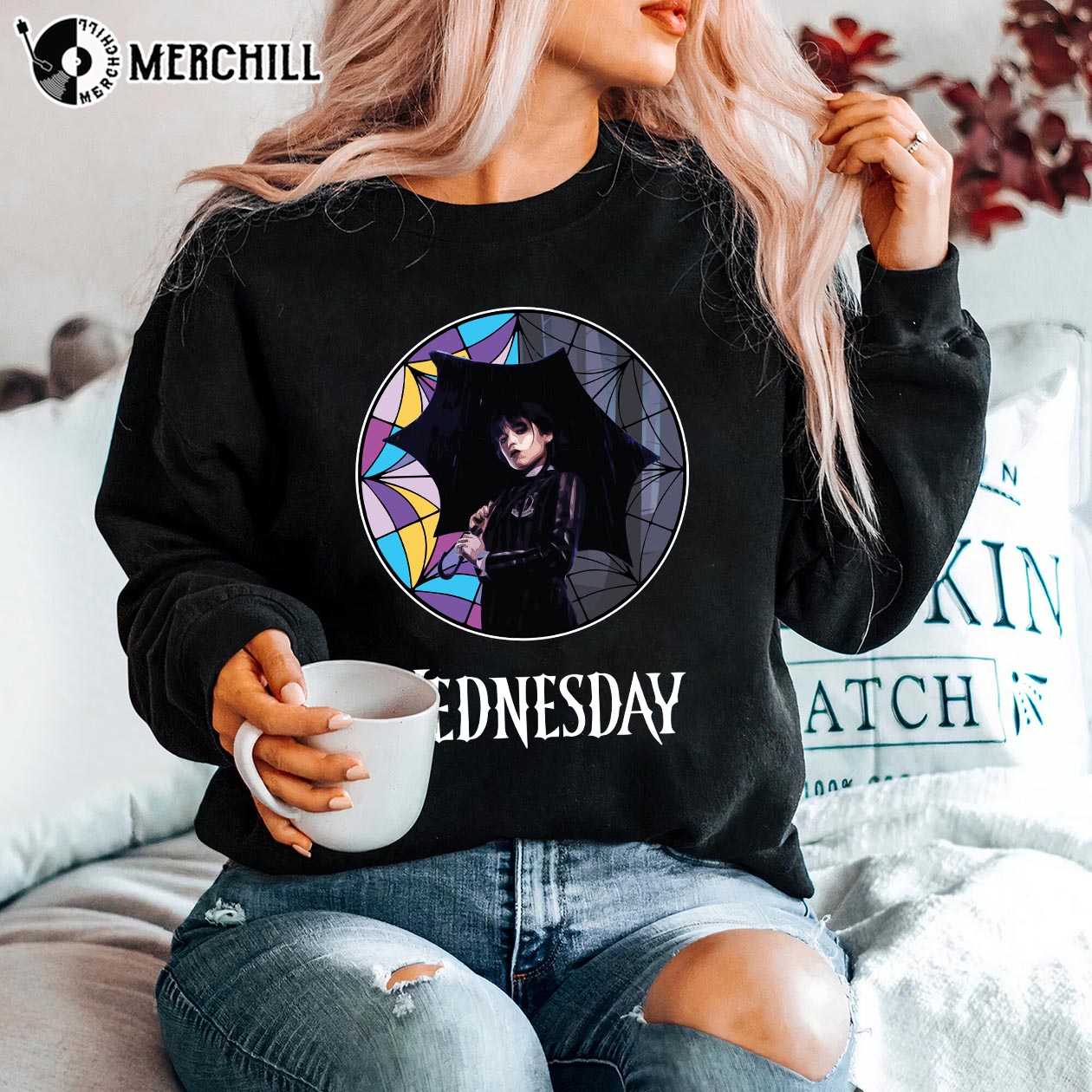 Wednesday Addams 2022 Sweatshirt Gifts for Horror Movie Fans 2