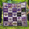 Western Carolina Catamounts football NCAA Collection Design Fleece Blanket Quilt2B1 shywQ