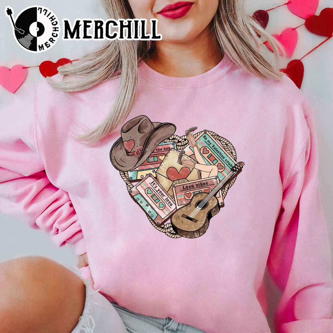 Western Valentines Sweatshirt Valentines Day Gift For Women 3