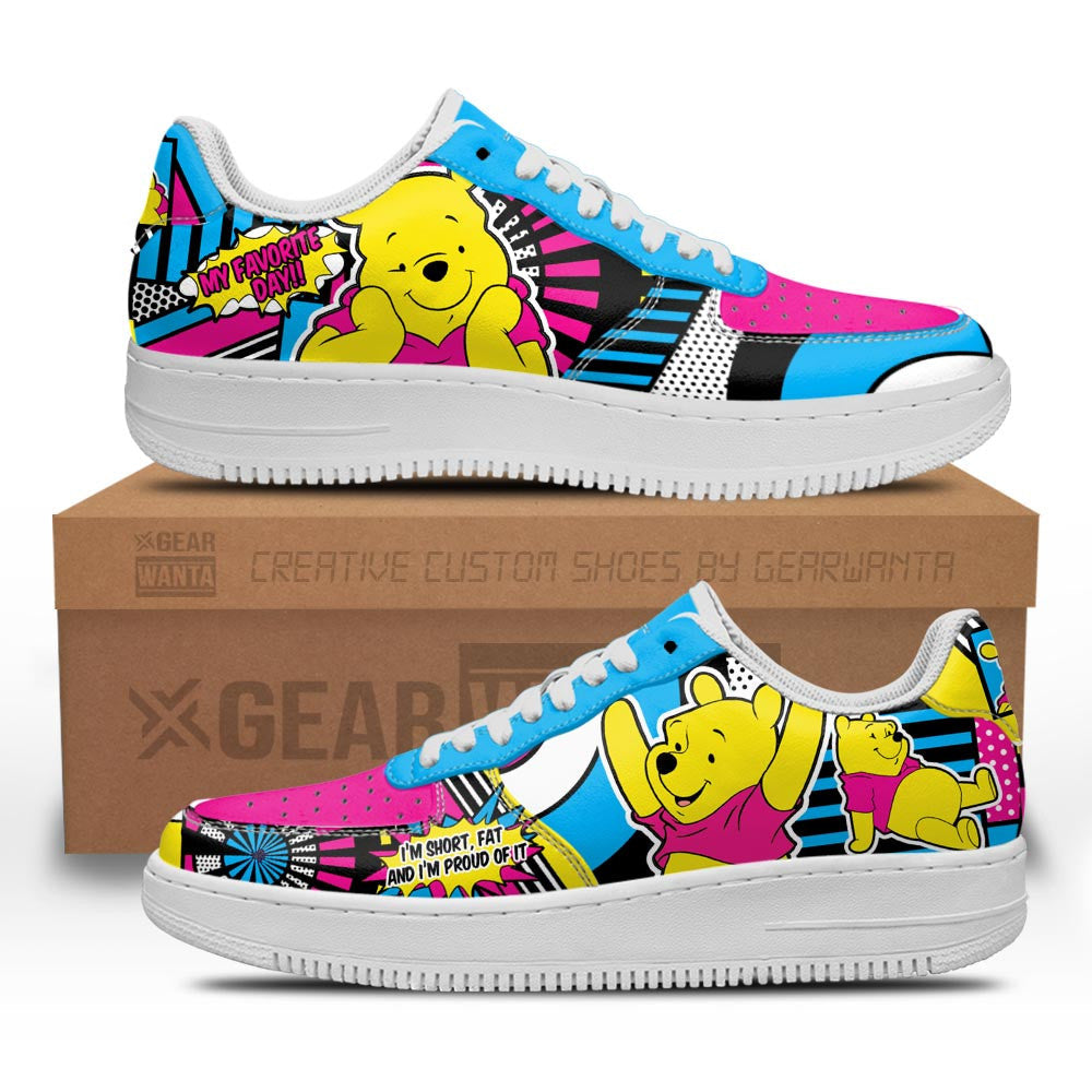 Winnie The Pooh Pooh Air Sneakers Custom 1 GearWanta