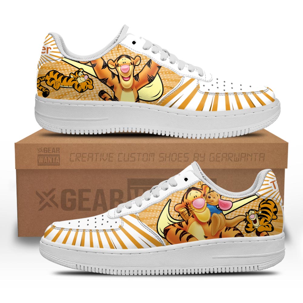 Winnie The Pooh Tigger Air Sneakers Custom 1 GearWanta