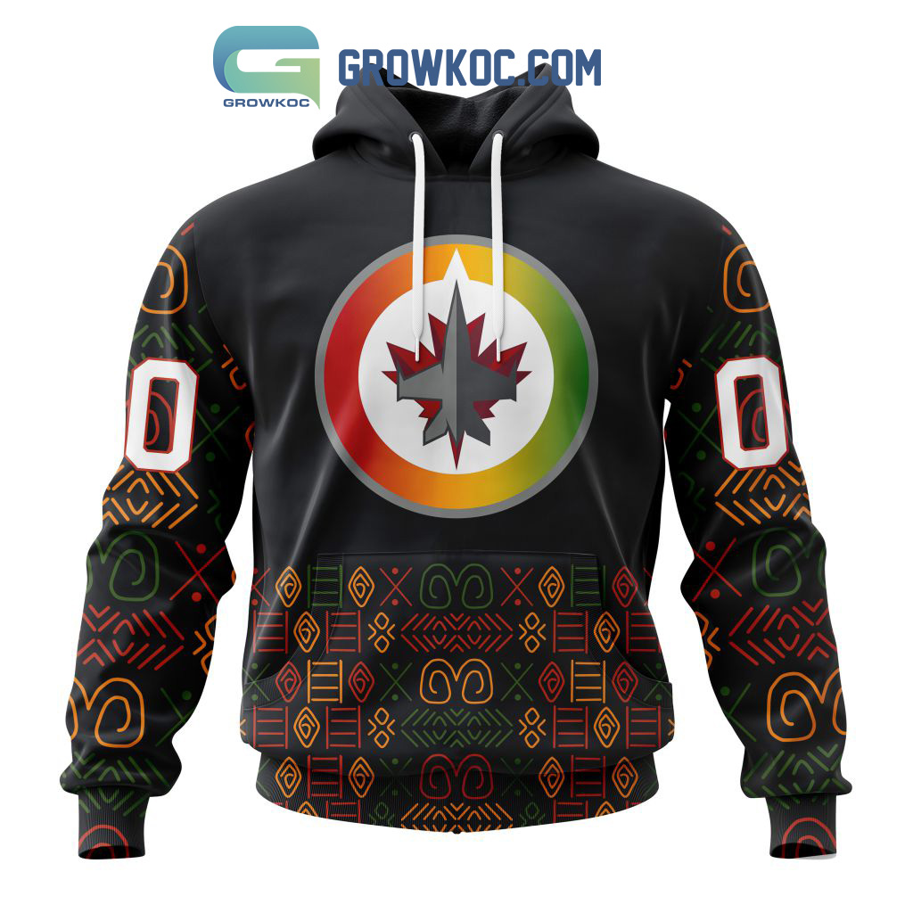 Winnipeg Jets Black History Month Personalized Hoodie Shirts2B1 92anW