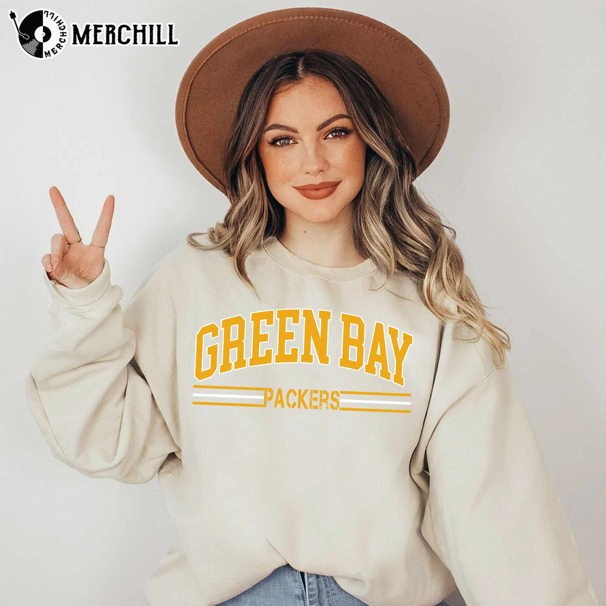 Wisconsin Sweatshirt Green Bay Packers Football Game Day