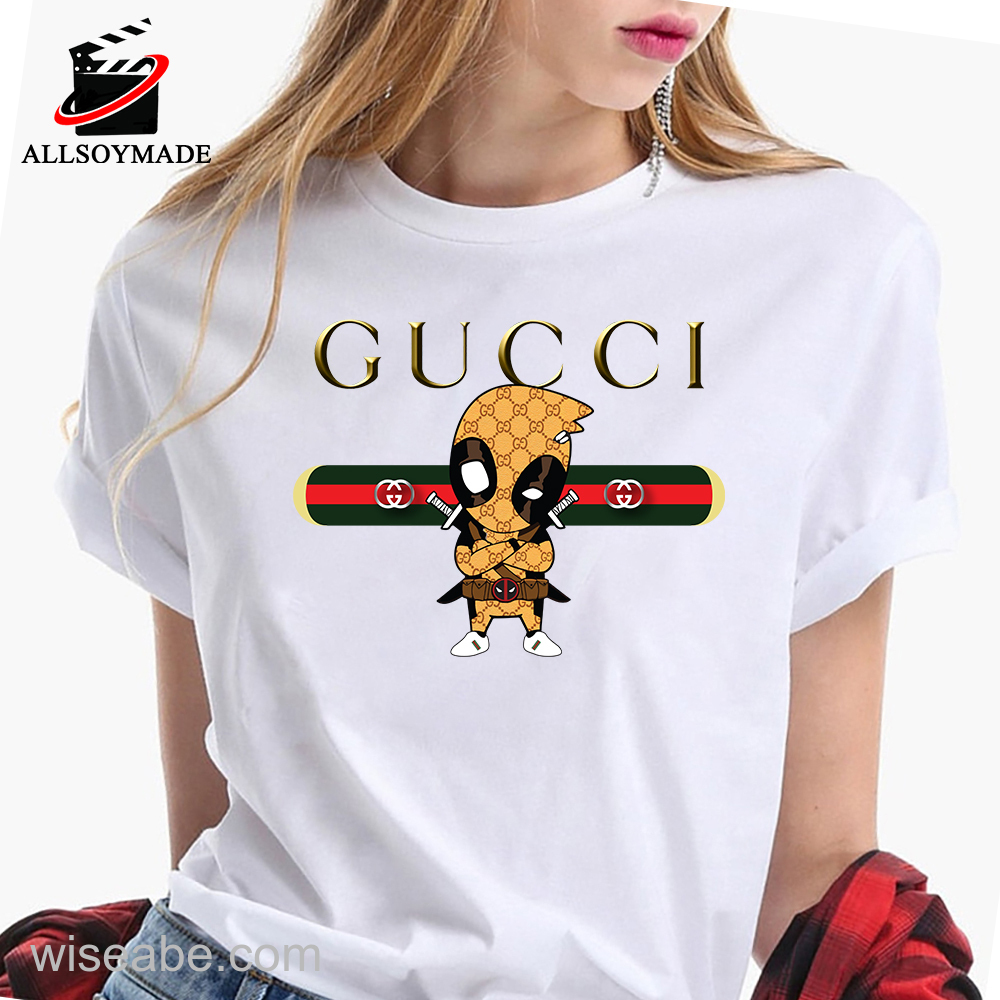 Wiseabe Deadpool Gucci Tshirt Womens Cheap Gucci Tshirt Mens 66ec4fd3dd325