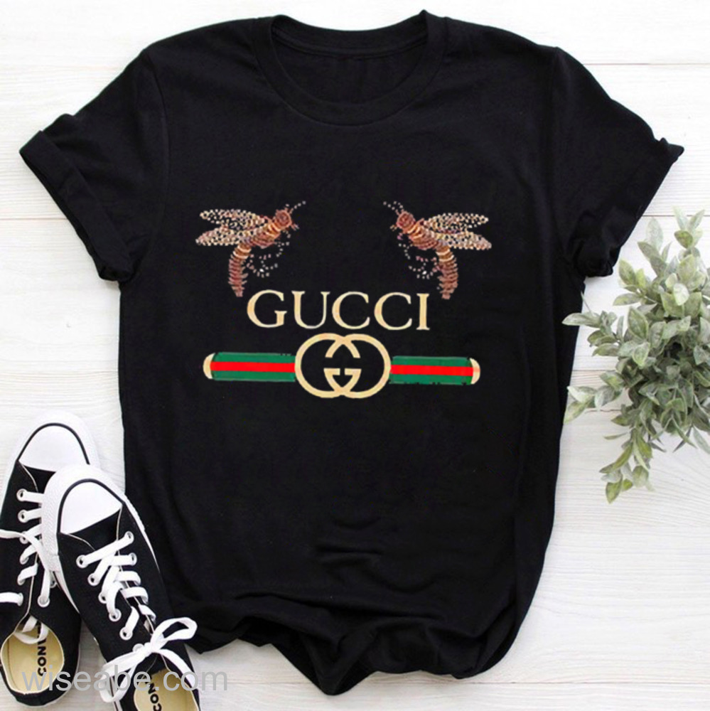 Wiseabe Gucci Bee Shirt Cheap Gucci Logo T Shirt 66fe09e0c59bb