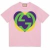 Wiseabe Gucci Heart Interlock Shirt Fake Gucci Shirt 66f3b7604f63c