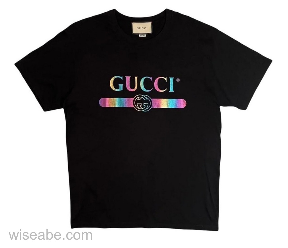 Wiseabe Gucci Rainbow T shirt Sale Cheap Gucci Shirt 66f3b9638d59c