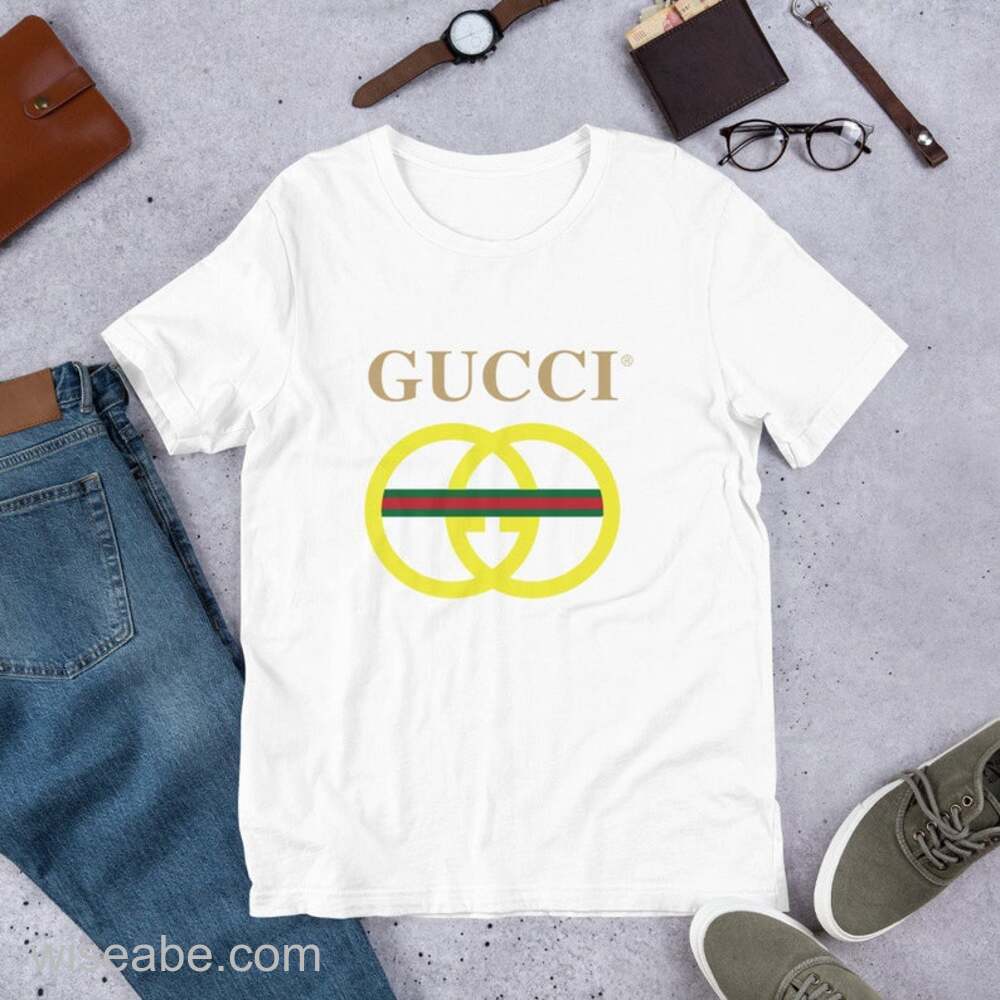 Wiseabe Unique Gucci Logo T Shirt Gucci Shirt Cheap 66facf44d7170