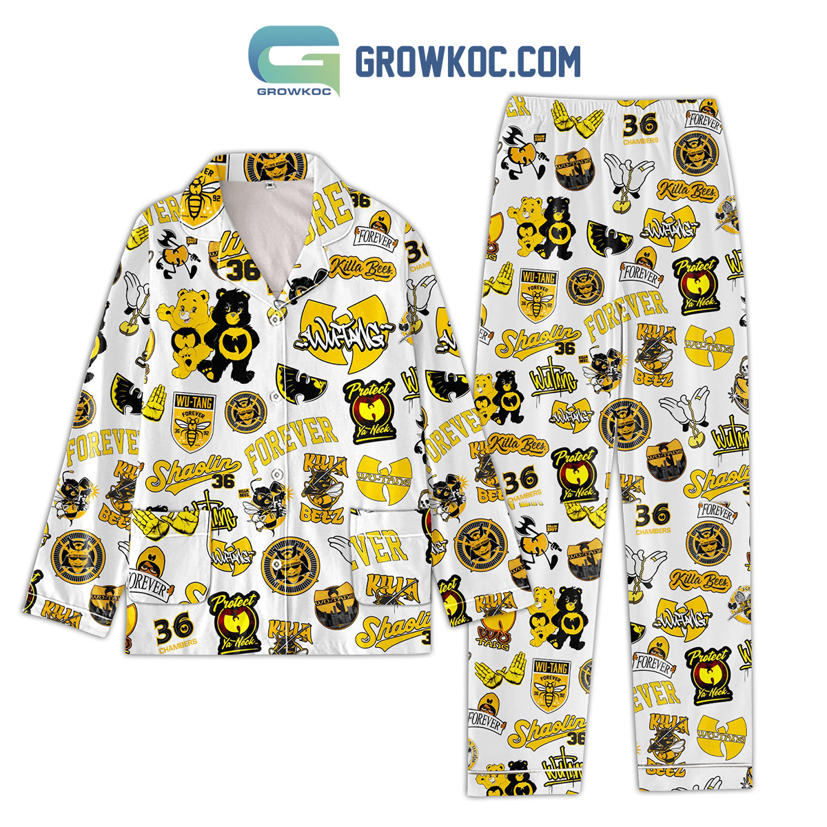 Wu Tang Clan Forever Killa Bees Pajamas Set2B1 JKjs2