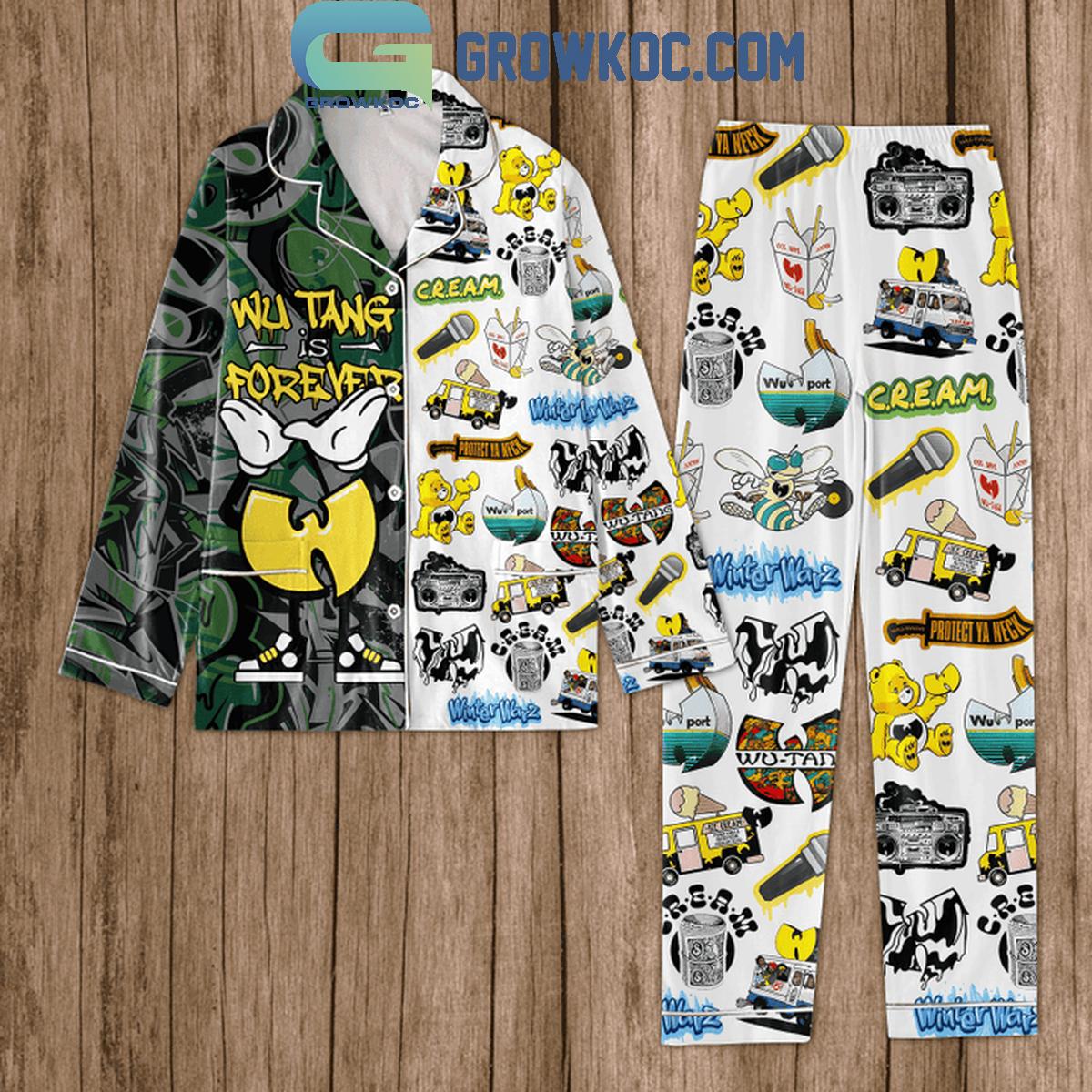 Wu Tang Clan Is Forever Fan Polyester Pajamas Set 1 AFYF1