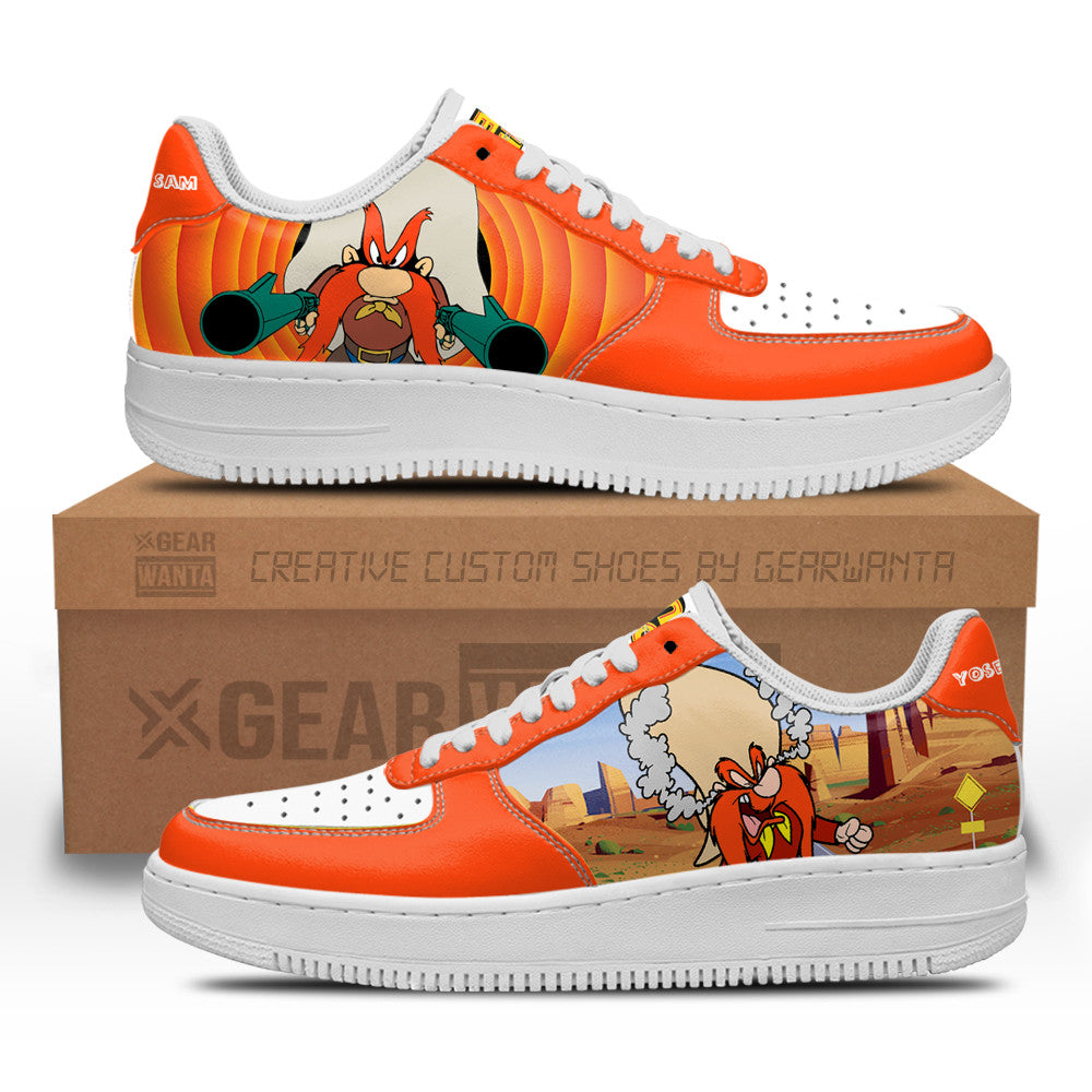 Yosemite Sam Looney Tunes Custom Air Sneakers QD14 1 GearWanta