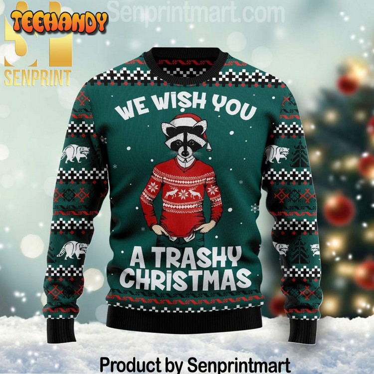 a trashy christmas ugly christmas yall chirtmas gifts wool ugly sweater 512te