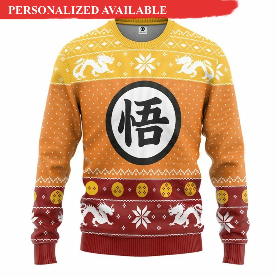 a n i m e dragons ugly christmas sweater 6366