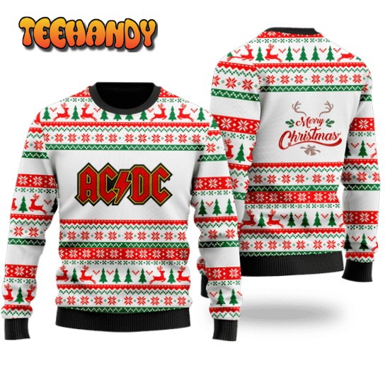 acdc merry christmas ugly christmas sweater all over print sweatshirt 9ivju