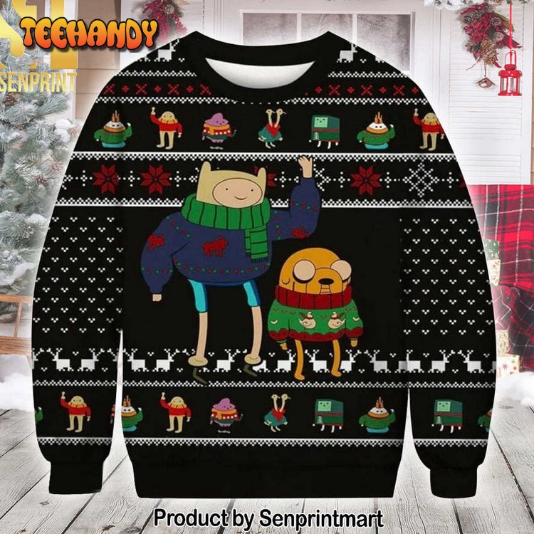 adventure time ugly christmas sweater 6e08g