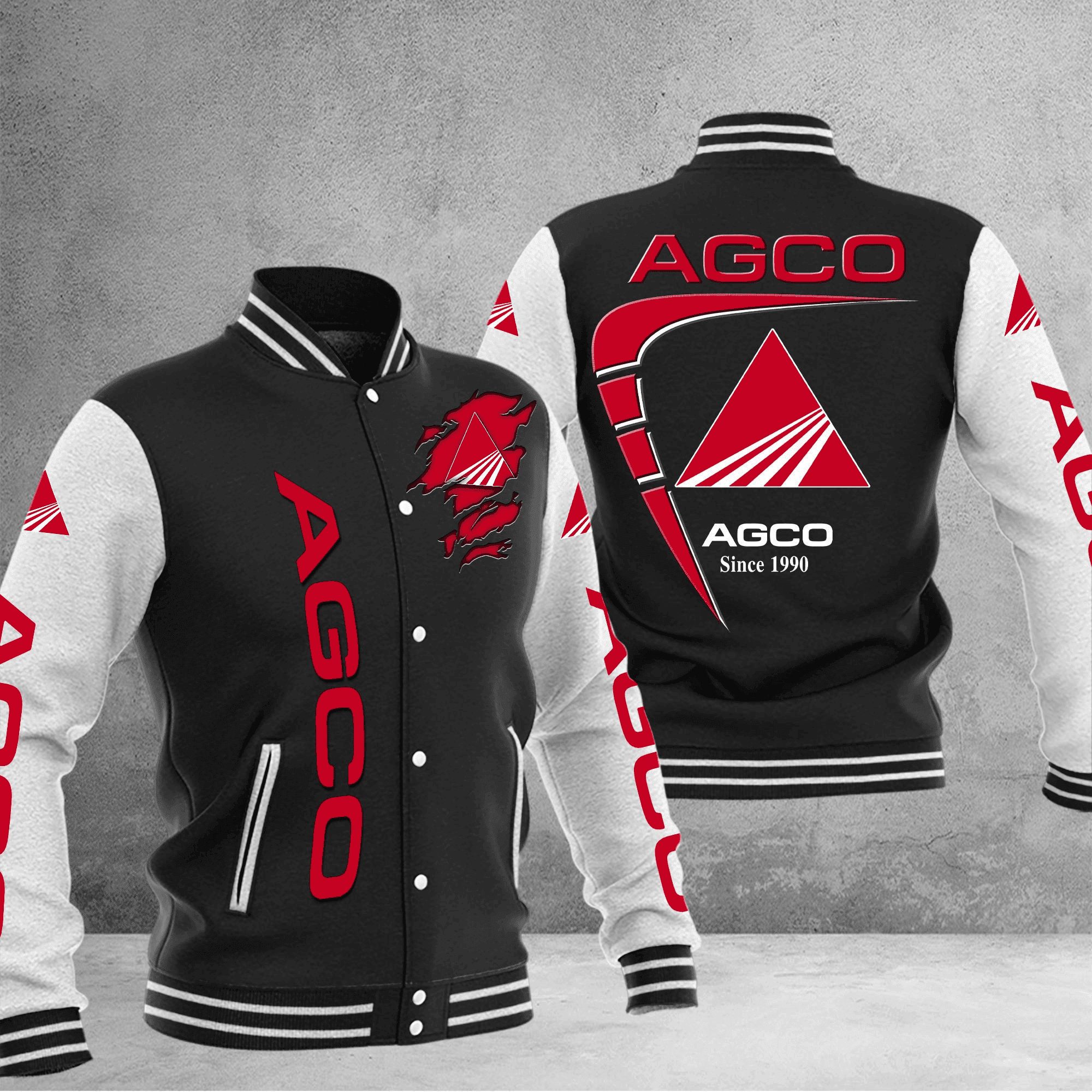 agco allis baseball varsity jacket baseball jacket all over print czoqc