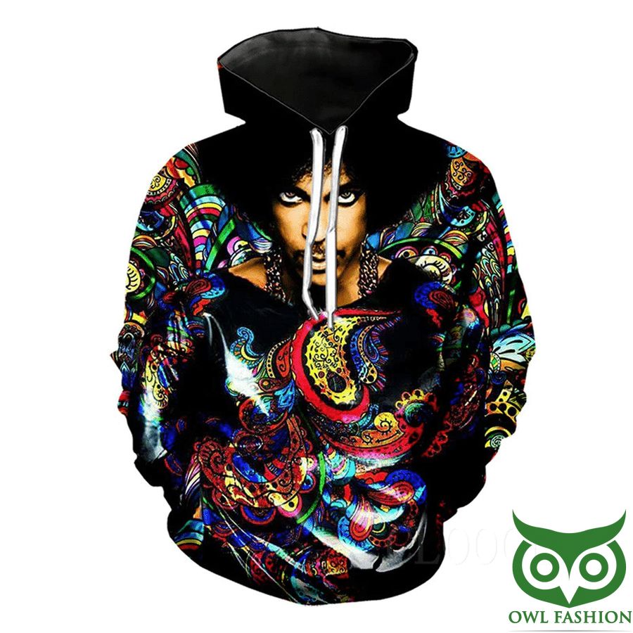 aidjhzJX 143 The Artist Images Colorful Pattern Black 3D Hoodie