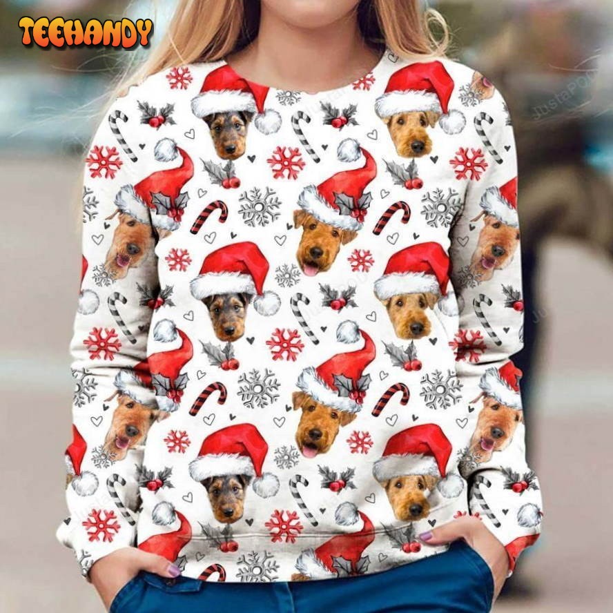 airedale terrier xmas decor ugly sweater ugly sweater christmas sweaters mucs2