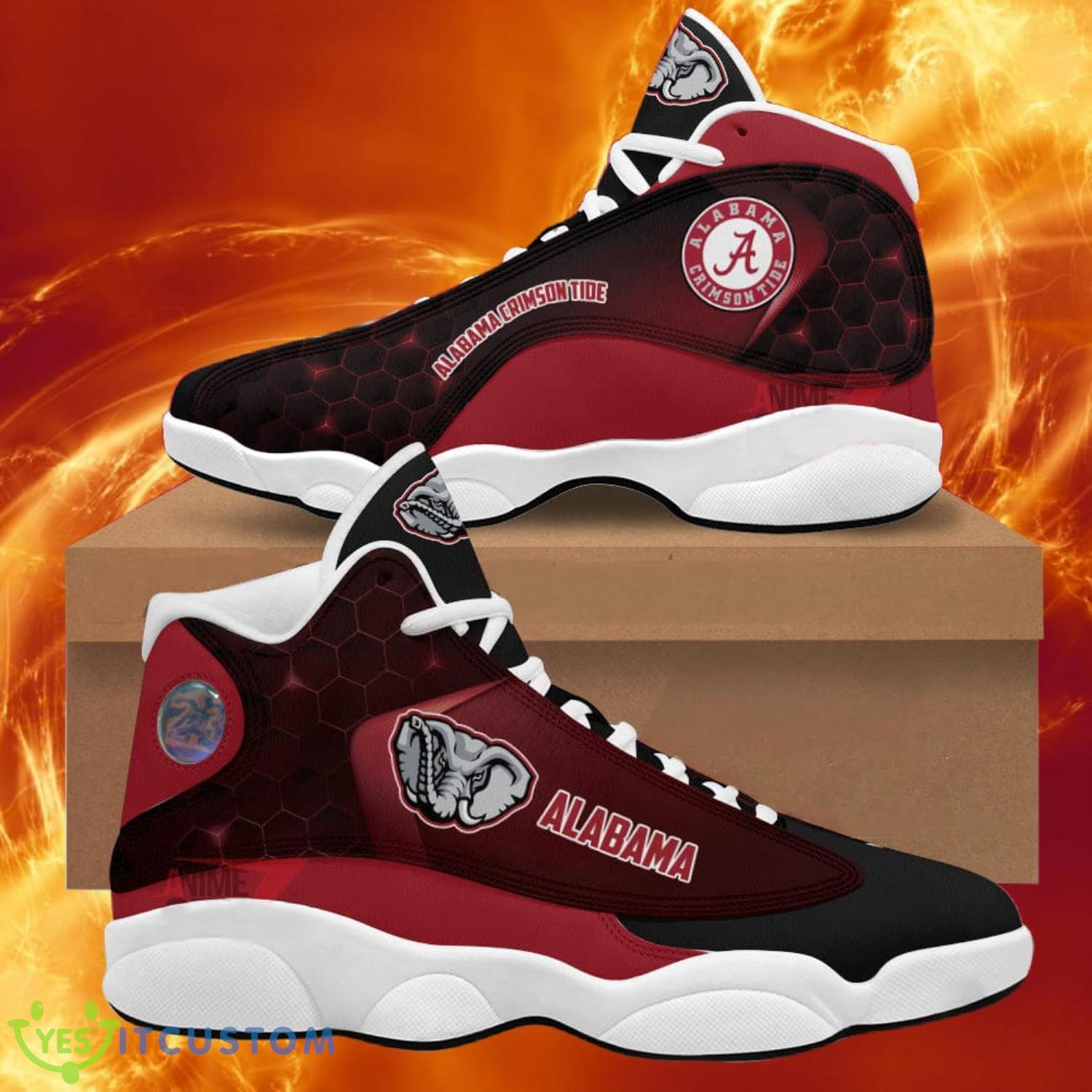 alabama crimson tide air jordan 13 sneakers nfl custom sport shoes