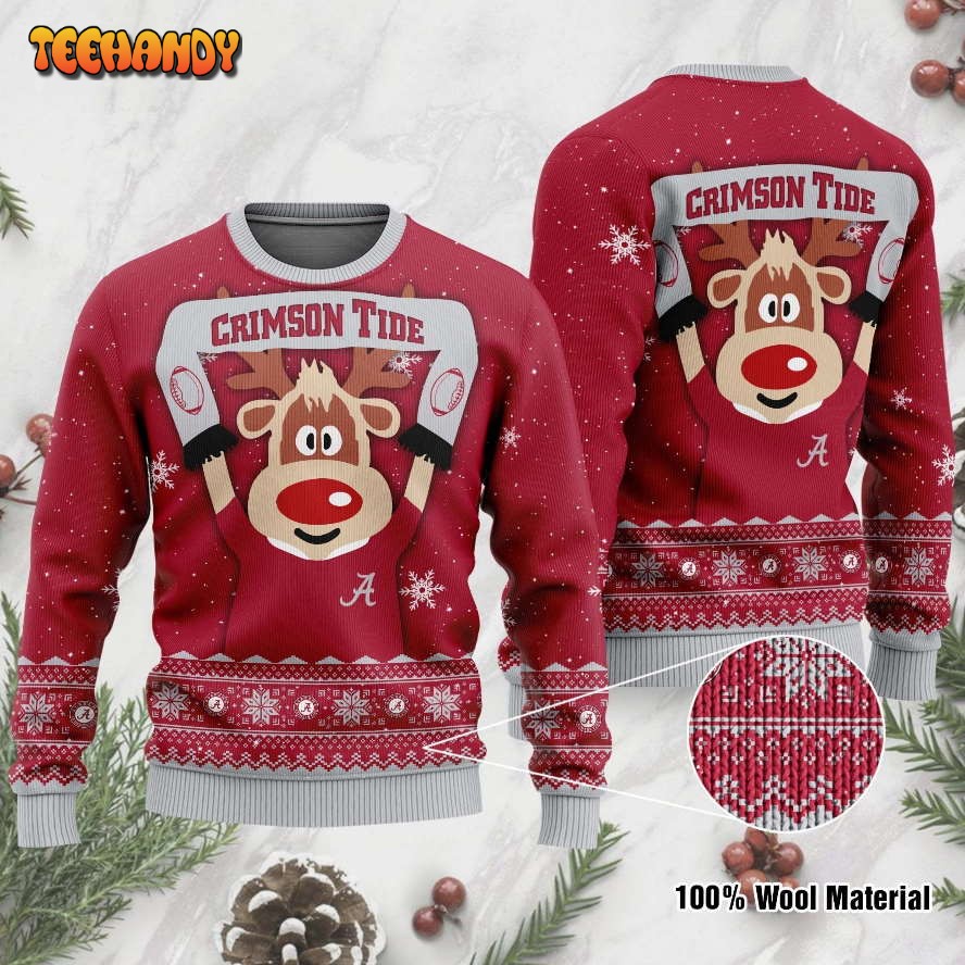 alabama crimson tide funny ugly christmas sweater ugly sweater o09zf