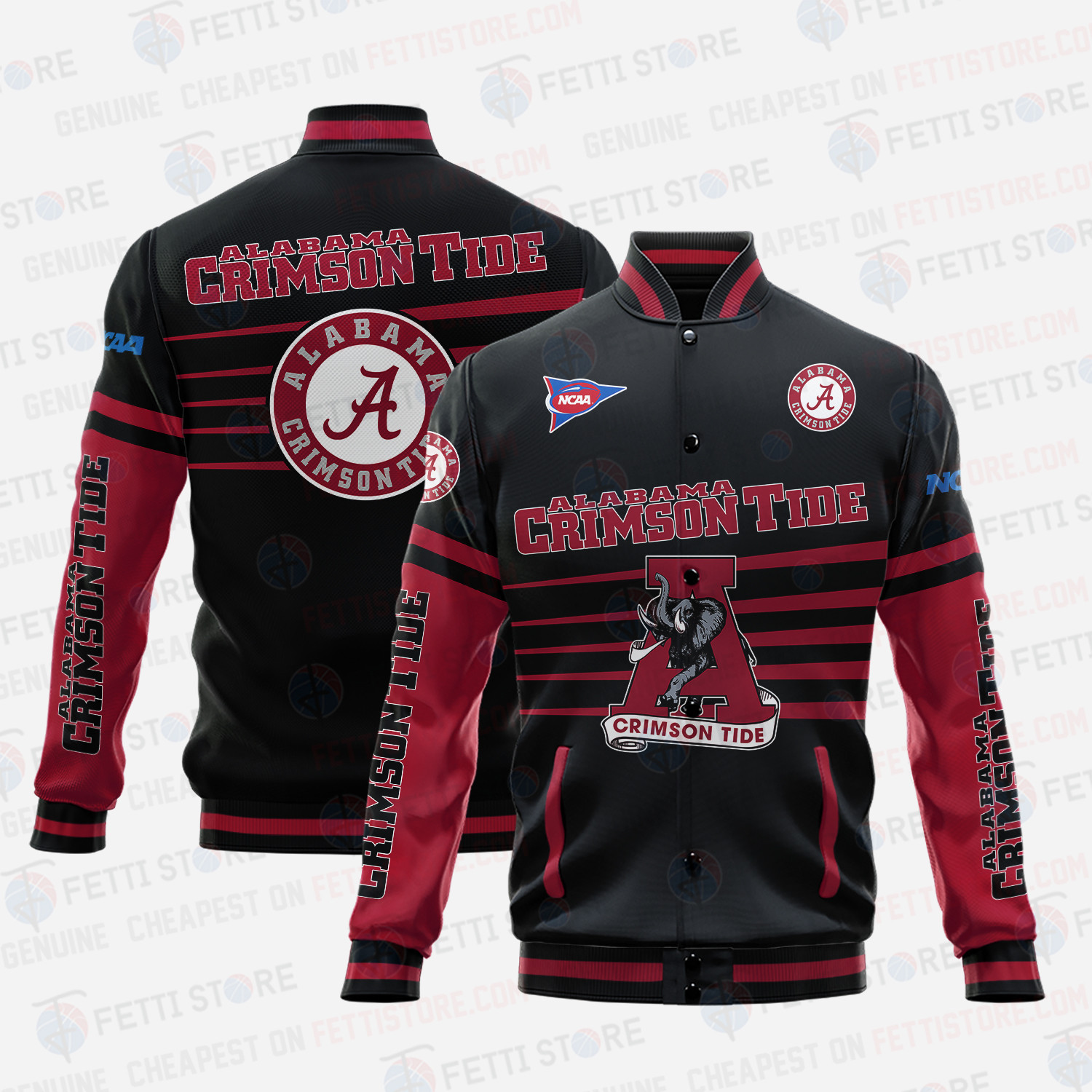 alabama crimson tide ncaa baseball varsity jacket baseball jacket all over print v1 17dgg