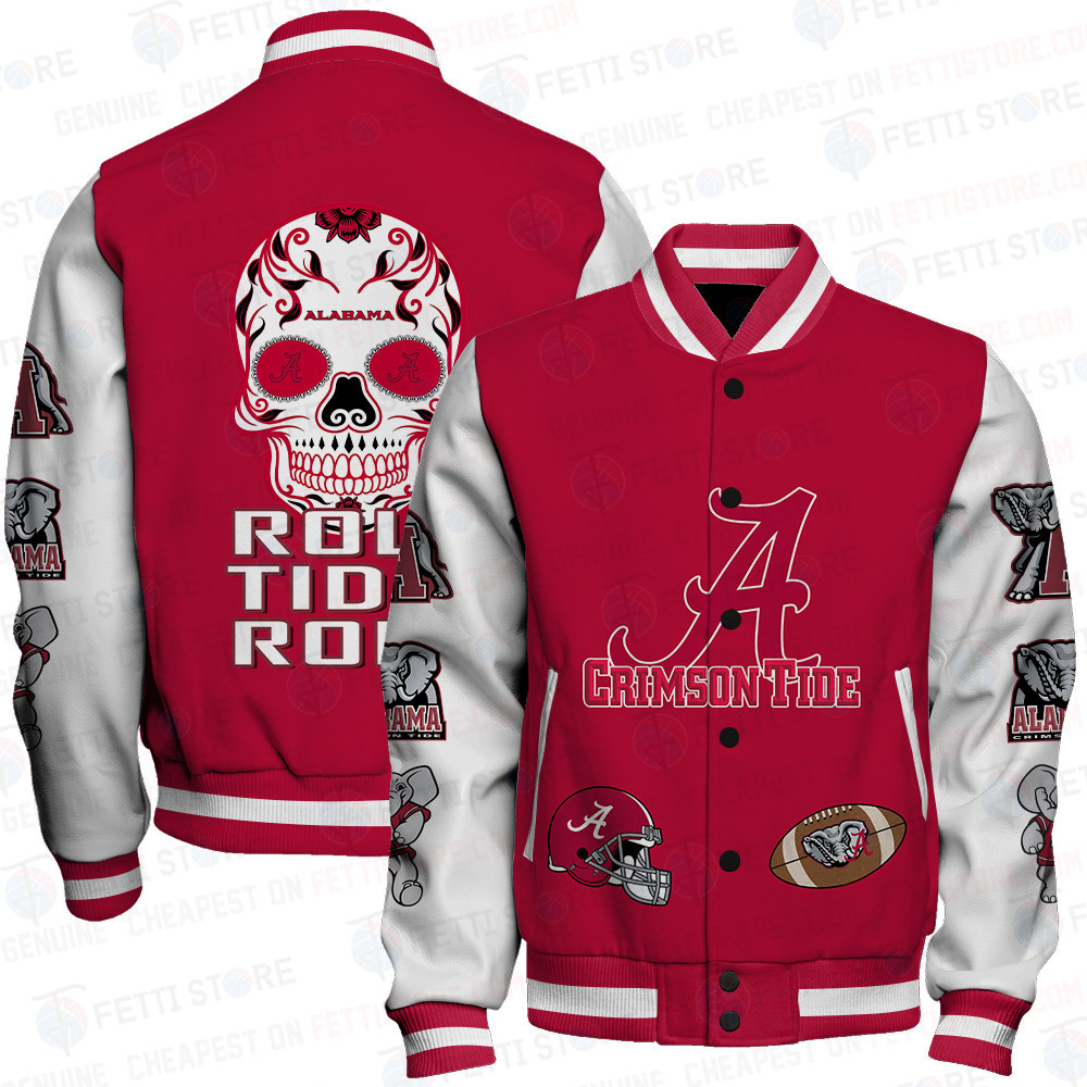 alabama crimson tide ncaa football baseball varsity jacket baseball jacket all over print stm 1dlau