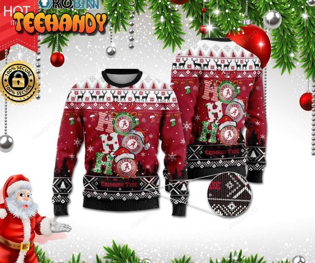 alabama crimson ugly christmas sweater all over print sweatshirt ugly sweater rgvim