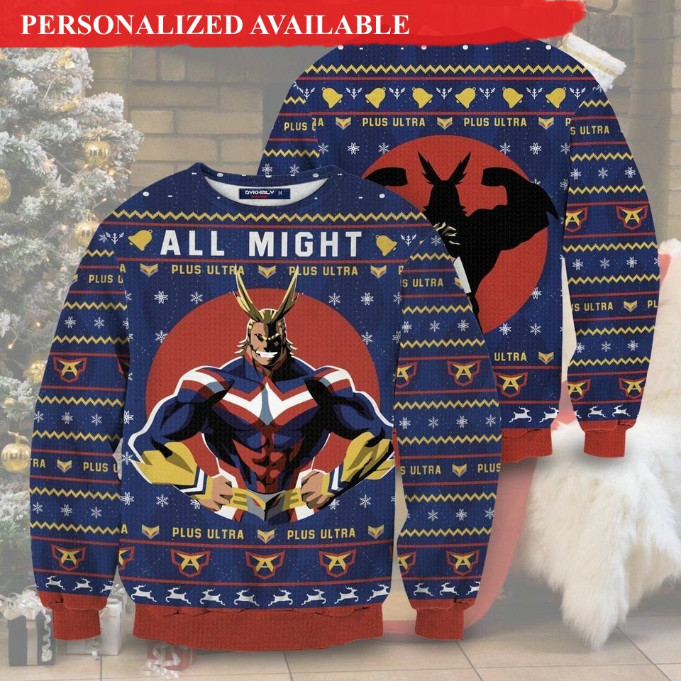 all might christmas unisex wool sweater woolen sweater 6236