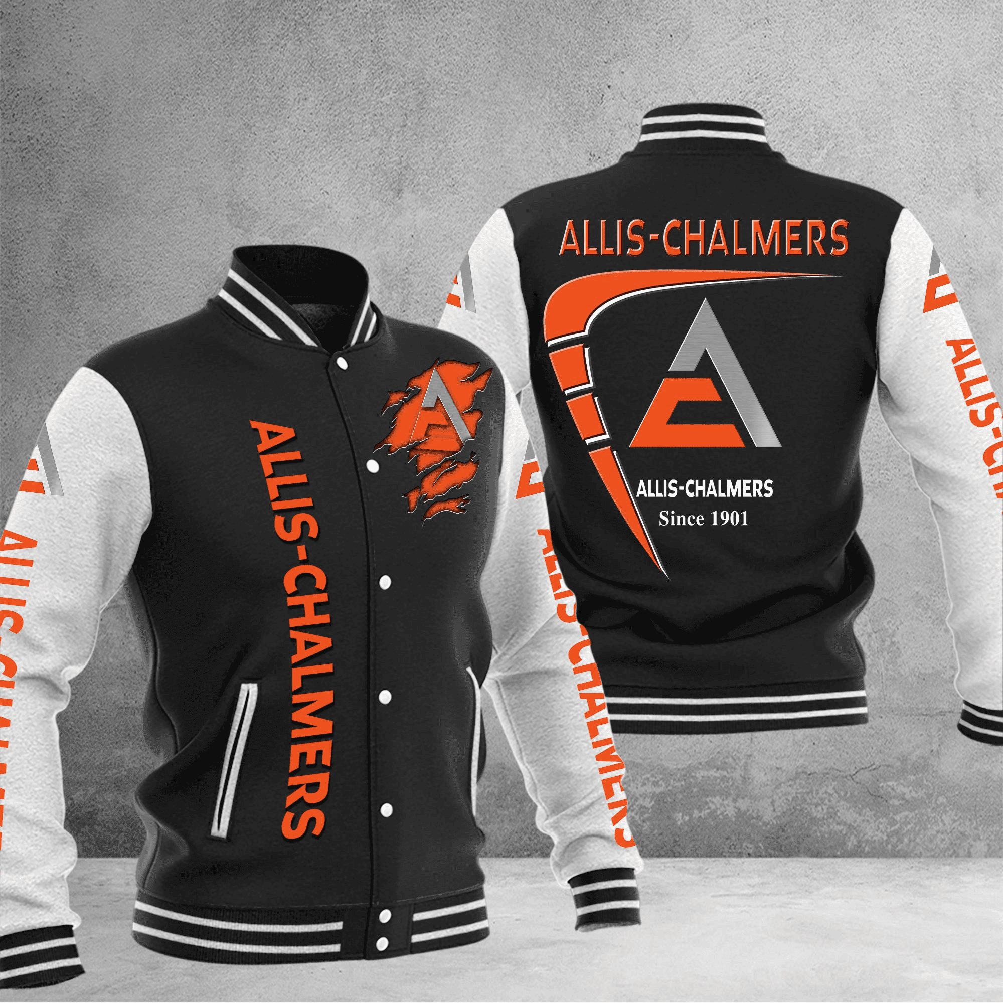 allis chalmers baseball varsity jacket baseball jacket all over print qpywi