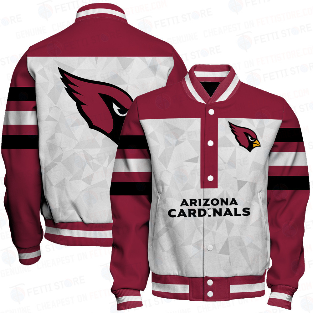 arizona cardinals nfl 2023 starter thursday night gridiron raglan unisex baseball varsity jacket baseball jacket all over print v6 2q0ma