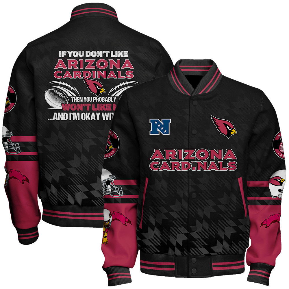 arizona cardinals nfl 2024 national football conference unisex baseball varsity jacket baseball jacket all over print v12 x7jeq