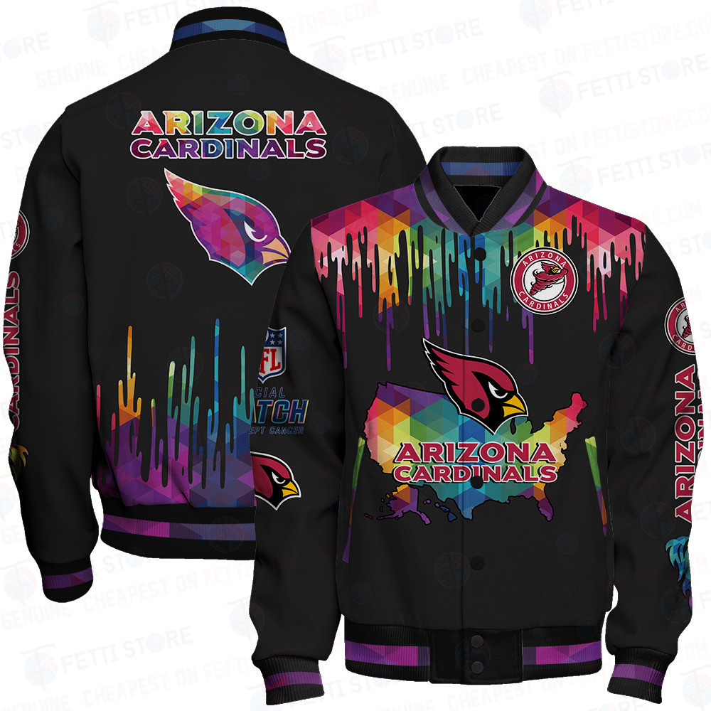 arizona cardinals nfl baseball varsity jacket baseball jacket all over print v3 z8moi