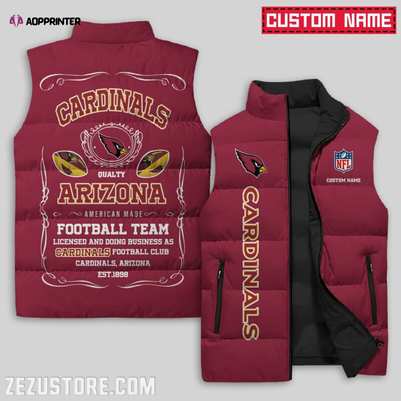 arizona cardinals nfl sleeveless puffer jacket custom for fans gifts 4 1