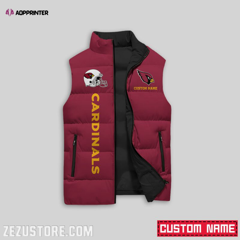 arizona cardinals nfl sleeveless puffer jacket custom for fans gifts 5