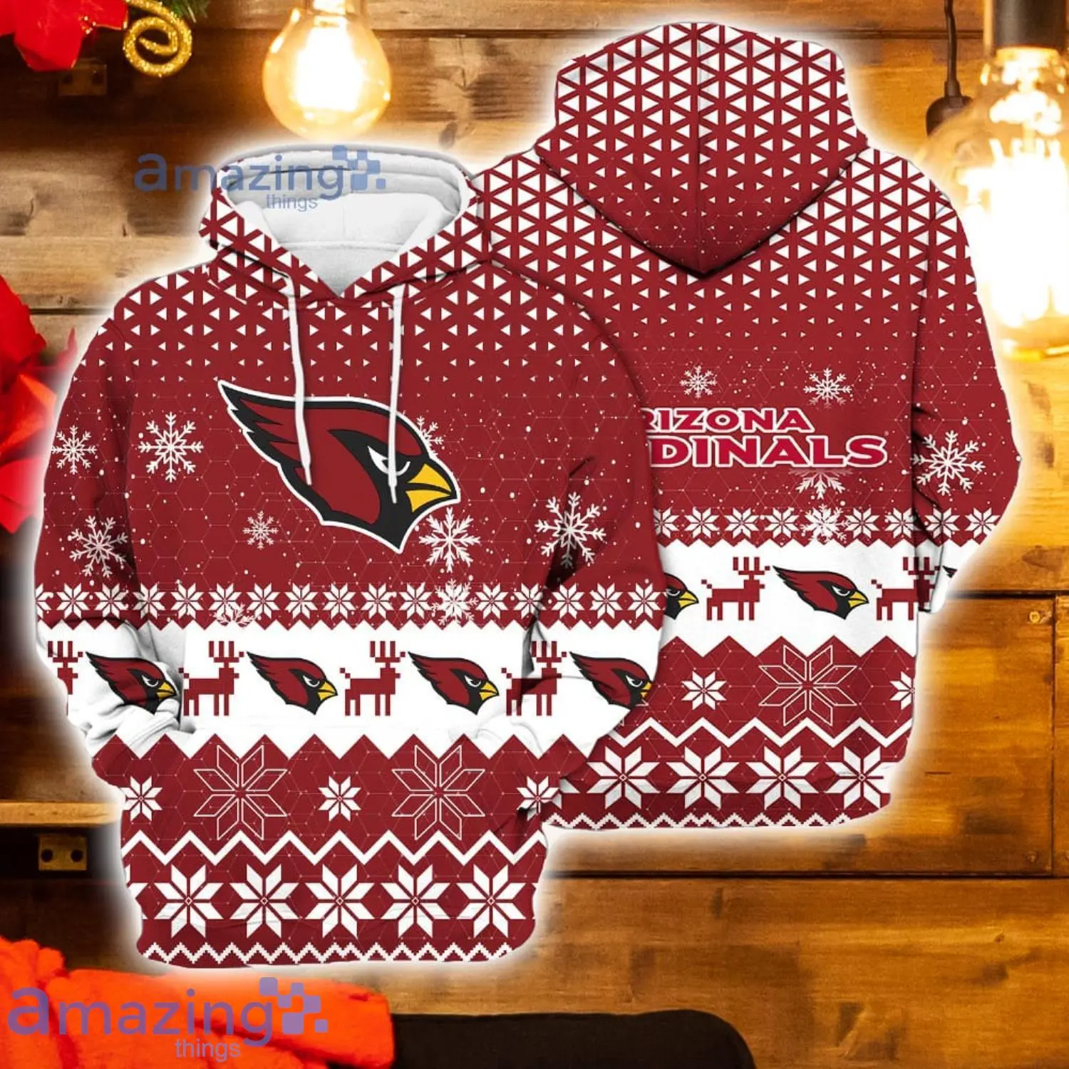 arizona cardinals sports football american new trends 3d hoodie christmas gift for men and women