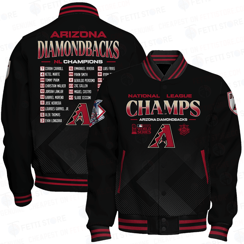 arizona diamondbacks mlb baseball varsity jacket baseball jacket all over print v13 zphkf