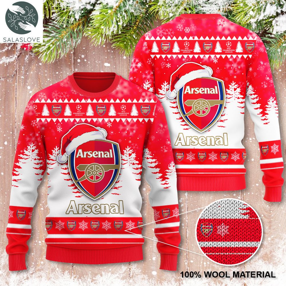 arsenal 3d ugly sweater for soccer lover td180901 1 uezgqs